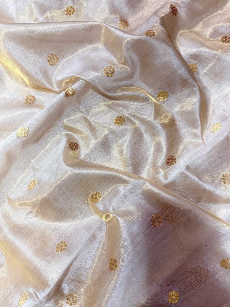 Golden Border Chanderi Saree